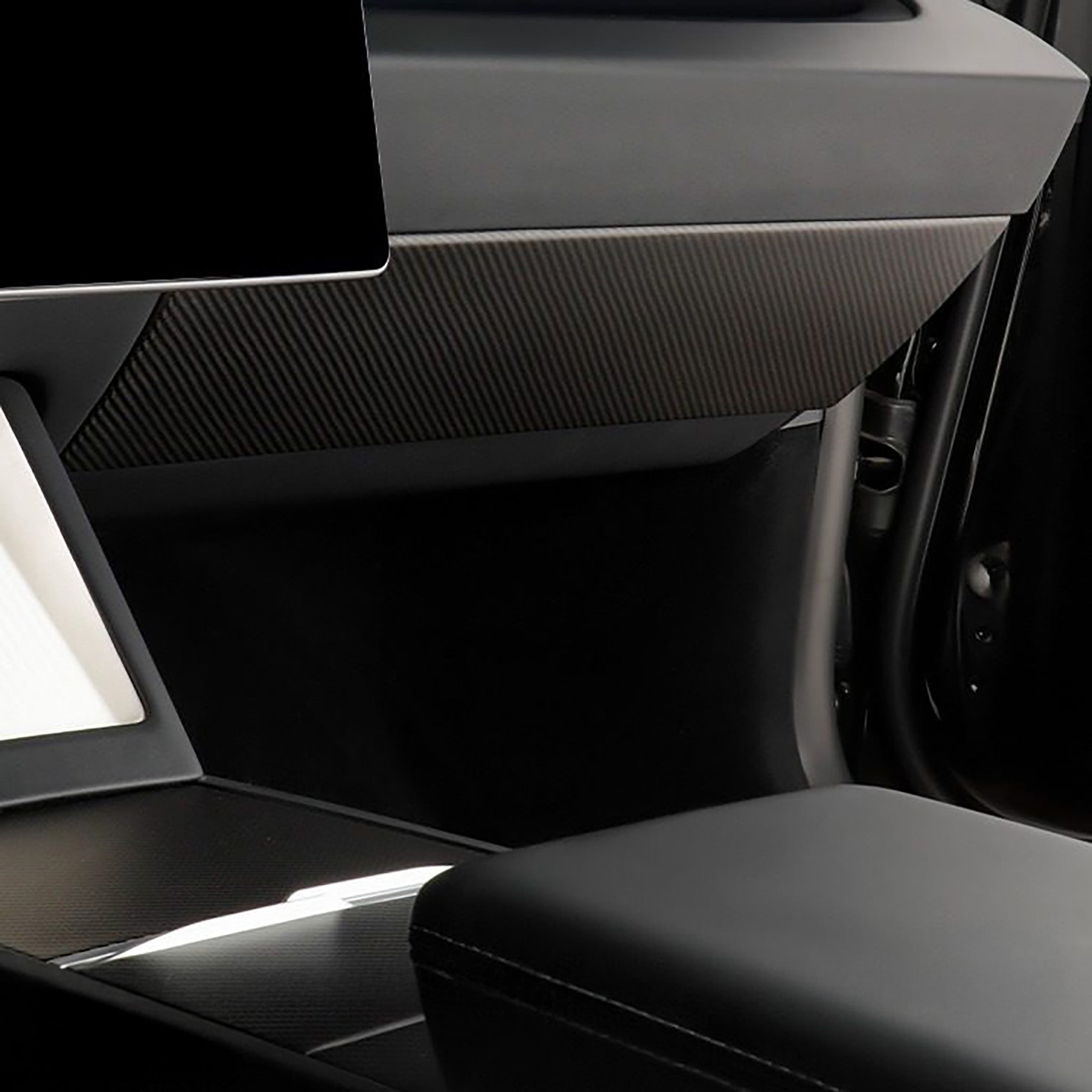 Tesla Model Y/3 Juniper Carbon Fiber Glove Box Cover