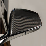 Real Carbon Fiber Mirror Covers For Tesla Model S Pre-refresh & Newer 2014-2026+