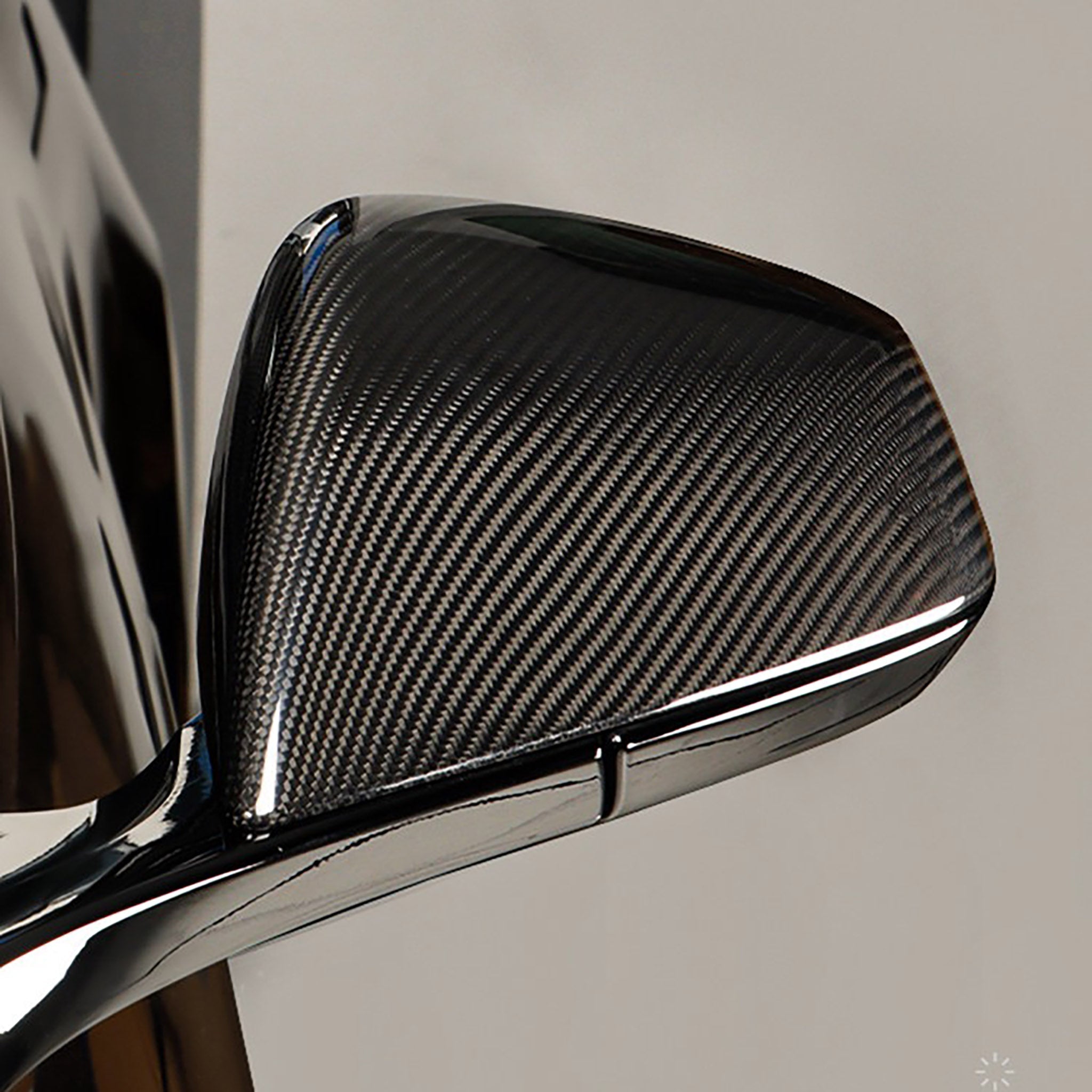 Real Carbon Fiber Mirror Covers For Tesla Model S Pre-refresh & Newer 2014-2026+