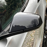 Real Carbon Fiber Mirror Covers For Tesla Model S Pre-refresh & Newer 2014-2026+