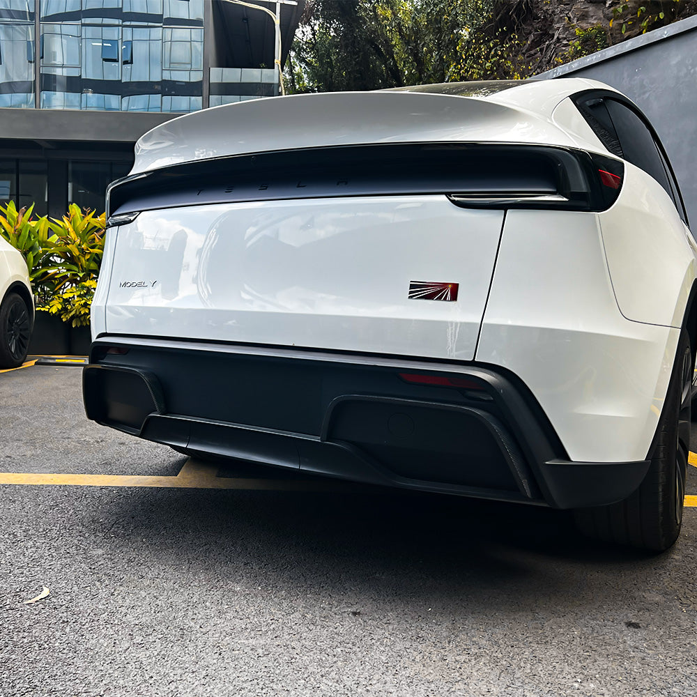 Real Carbon Fiber Rear Bumper Trim for Tesla Model Y Juniper