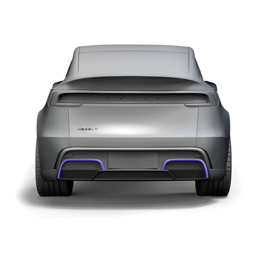Real Carbon Fiber Rear Bumper Trim for Tesla Model Y Juniper