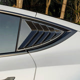 Real Carbon Fiber Rear Side Window Vented Louvers (Gen. 2)for Tesla Model Y
