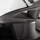 Real Carbon Fiber Rear Trunk Side Trim Cover for Tesla Model X