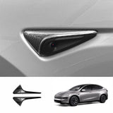 [Real Carbon Fiber] Turn Signal Camera Overlay Covers For Tesla Model Y L 2026+ (2 Pcs)