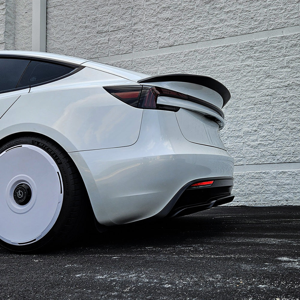 Real Carbon Fiber V-Style Spoiler for Tesla Model 3 Highland (2024+)