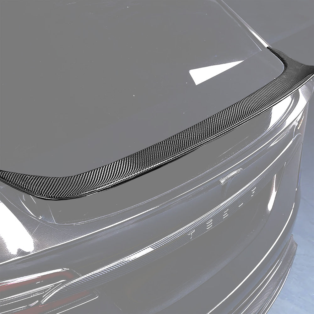 Real Carbon Fiber Wing Sporty Spoiler for Tesla Model X (2021-2025)