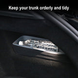 Rear Trunk Side Storage Box for Tesla Refreshed Model S 2021-2026