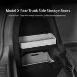 Rear Trunk Side Storage Box for Tesla Refreshed Model X 2021-2024 (3PCS)
