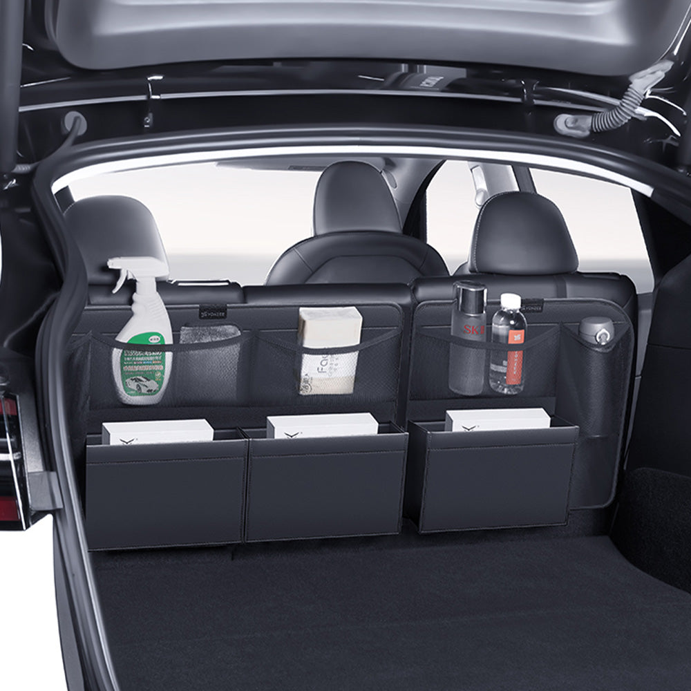 Rear seat back storage bags set for Tesla Model 3 Highland & Model Y Juniper