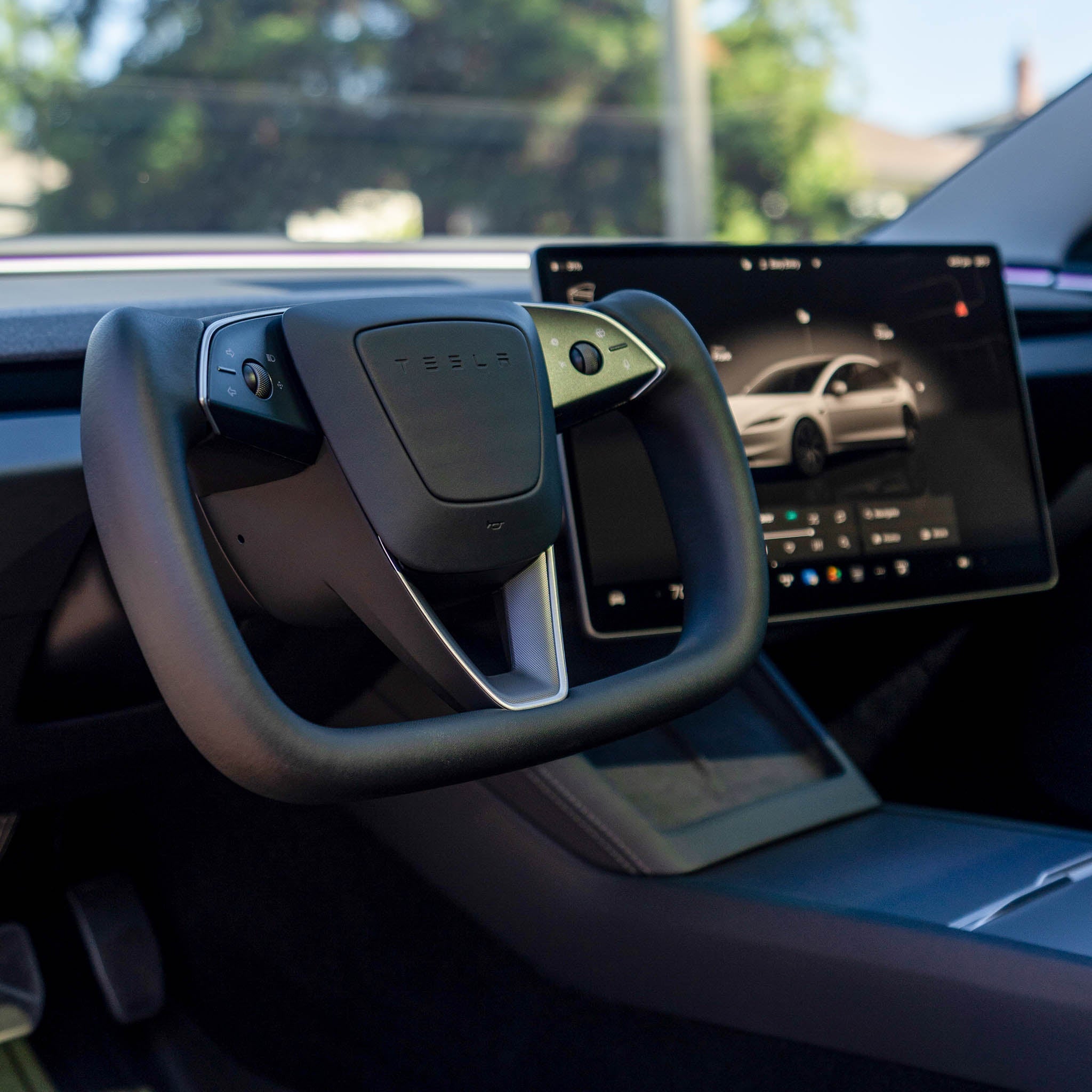 2024+Tesla Model 3 Highland Yoke Steering Wheel