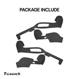Nappa Leather Second Row Seat Side Panel Protectors for Tesla Model Y L 2026+