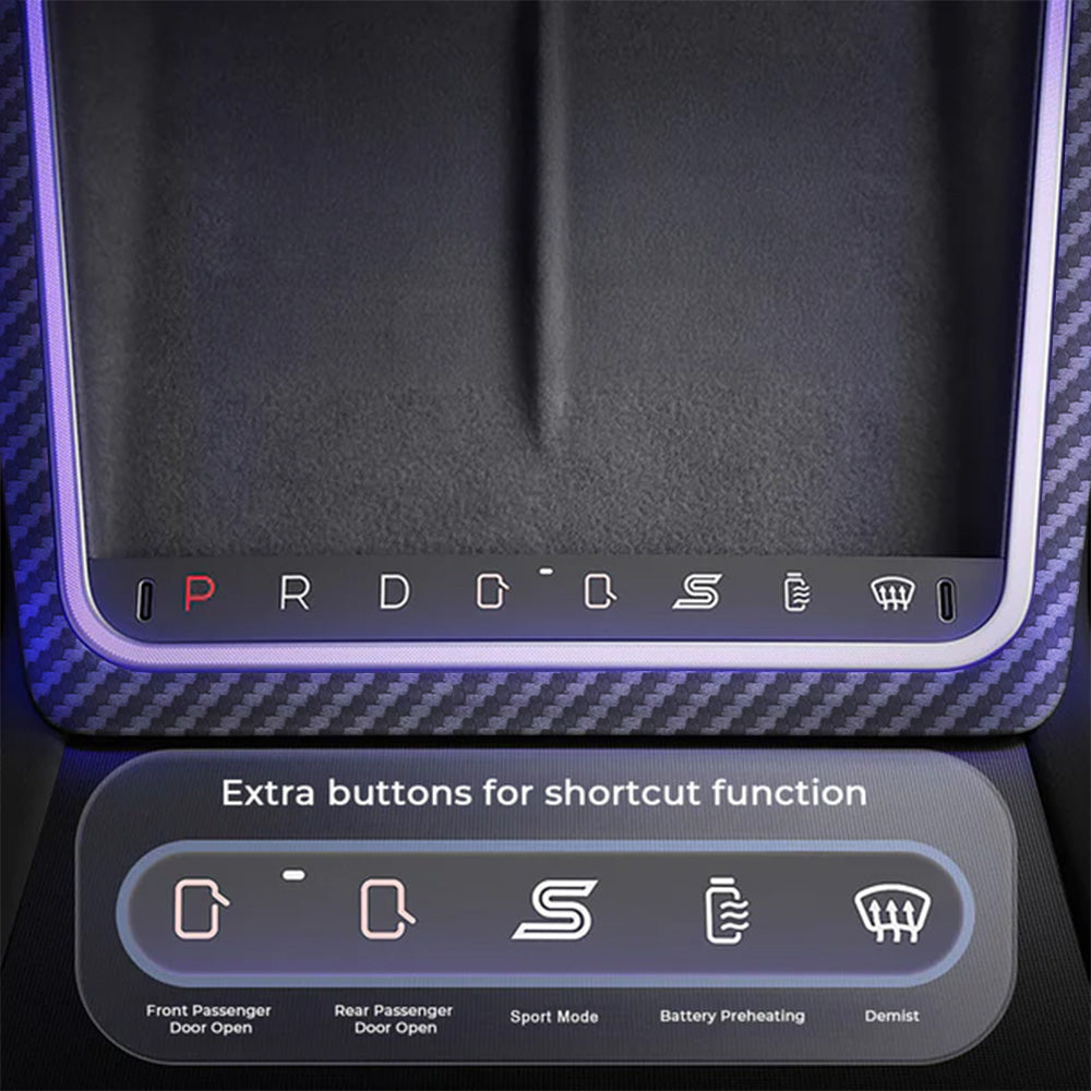 Smart Center Console Button Panel for 2025.03+ Tesla Model Y Juniper