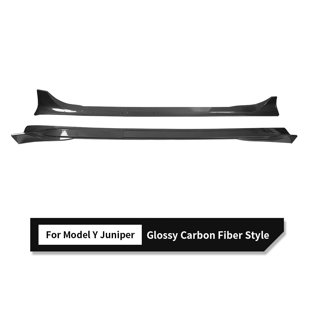 Tesla Model Y Juniper Split Design ABS Side Skirts