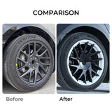 Sporty and Stylish Wheel Covers for 2024+ Model 3 18'' Wheels