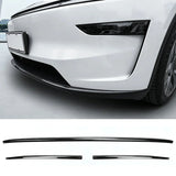Stainless Steel Front & Rear Bumper Protection Trim for Tesla Model Y L 2026+