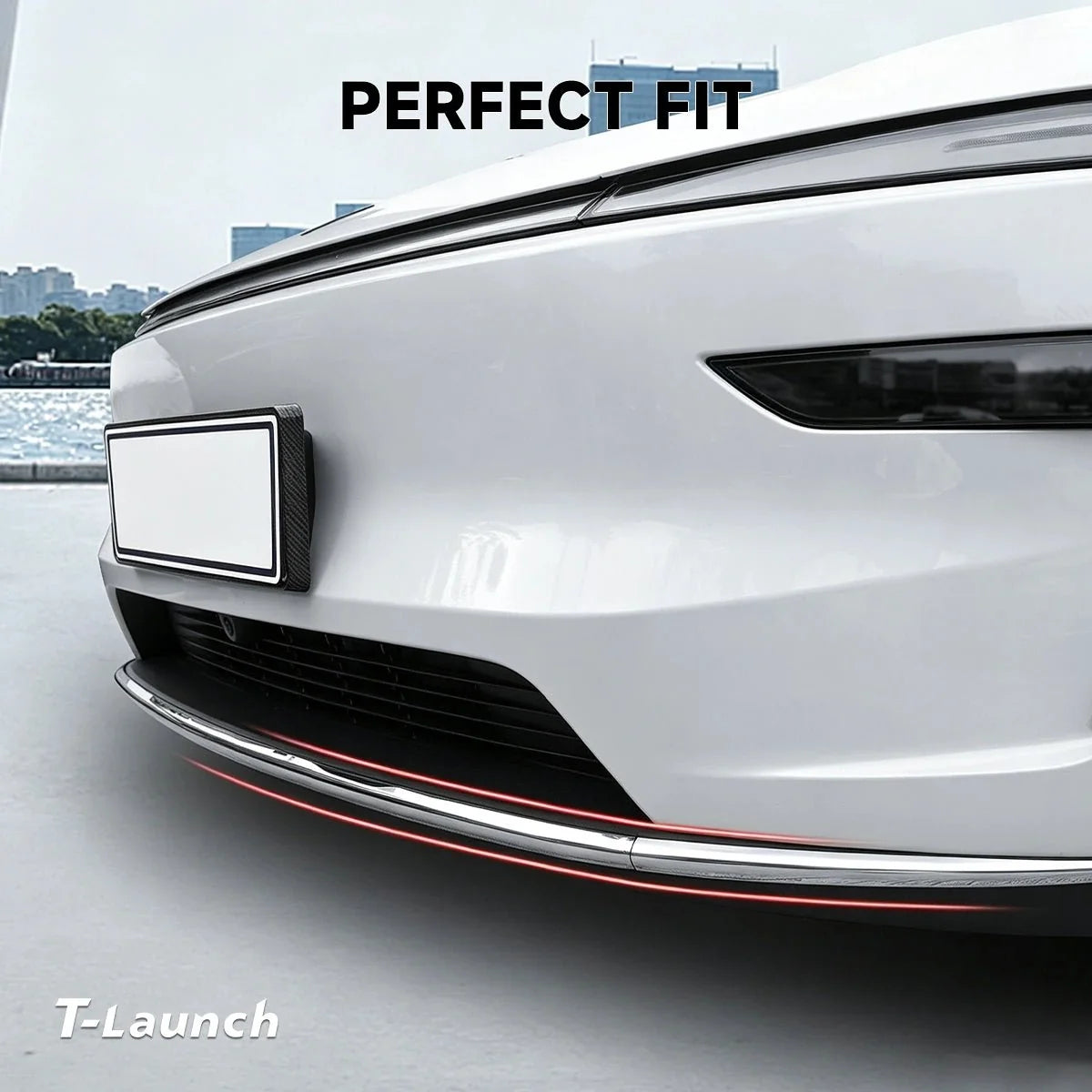Stainless Steel Front & Rear Bumper Protection Trim for Tesla Model Y L 2026+