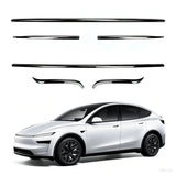 Stainless Steel Front & Rear Bumper Protection Trim for Tesla Model Y L 2026+