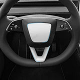 ABS Steering Wheel Center & V-Shape Trim for Tesla Model YL 2026+