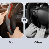 Anti-Slip Suede Steering Wheel Cover for Tesla Model Y L 2026+