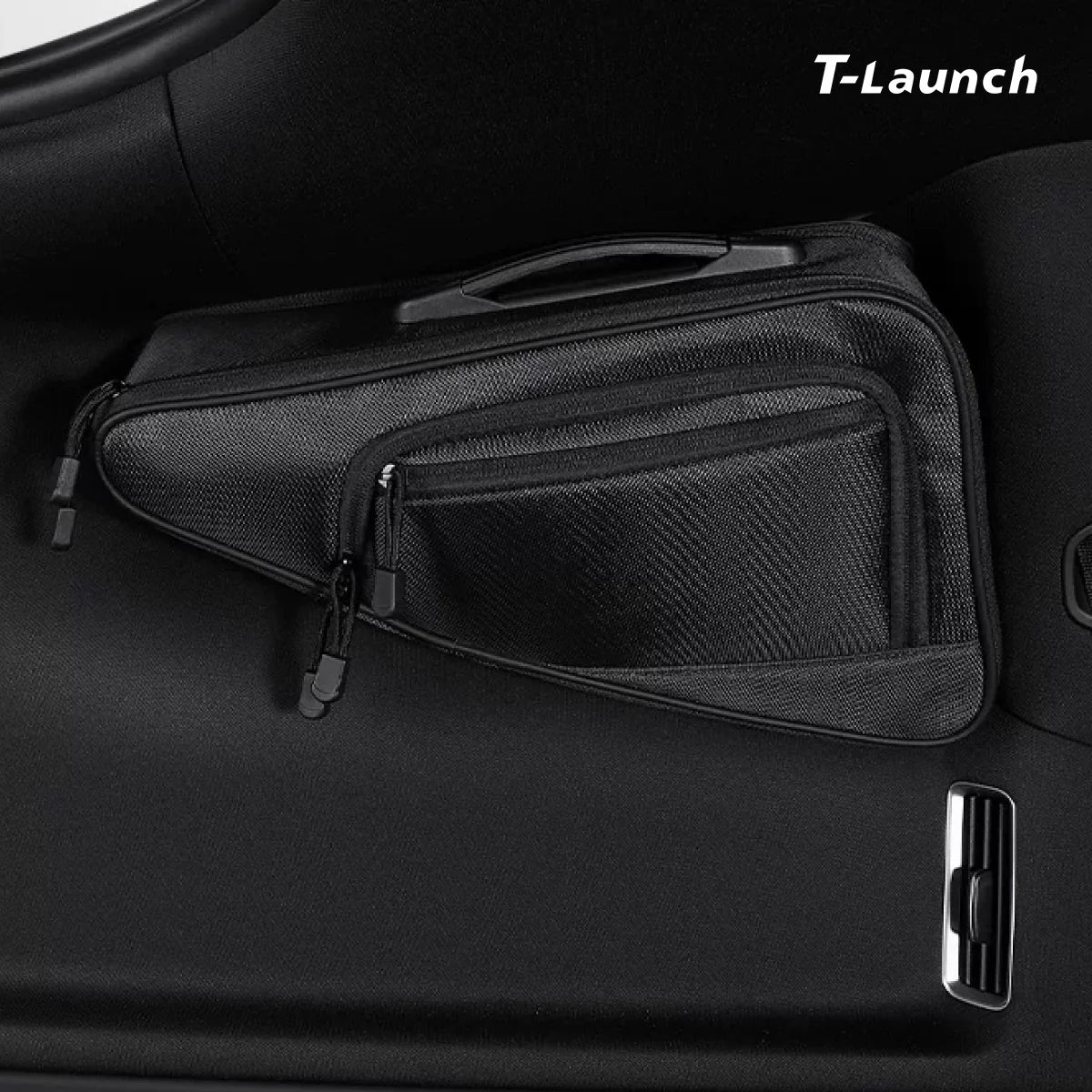 Rear Triangle Window Storage Bag for Tesla Model Y L 2026+