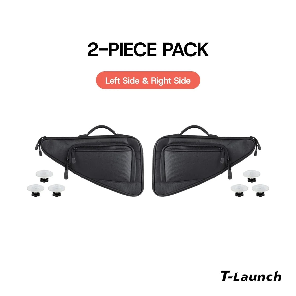 Rear Triangle Window Storage Bag for Tesla Model Y L 2026+