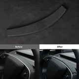 Alcantara Steering Wheel Strip Cover for Tesla Model Y L 2026+