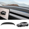 Suede Sunshade Dashboard Mat – UV Protection & Anti-Glare for Tesla Model YL 2026+