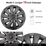 Tessgo 19" Induction Style Hubcaps for New Tesla Model Y (Juniper 2025-2026)