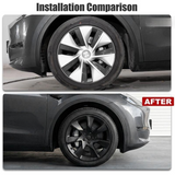 Tessgo 19" Aero Performance Hubcaps Compatible with Tesla Model Y