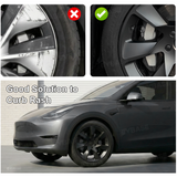 Tessgo 19" Aero Performance Hubcaps Compatible with Tesla Model Y
