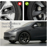 Tessgo 19" Aero Performance Hubcaps Compatible with Tesla Model Y