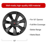 Tessgo 19" Aero Performance Hubcaps Compatible with Tesla Model Y