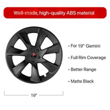 Tessgo 19" Aero Performance Hubcaps Compatible with Tesla Model Y