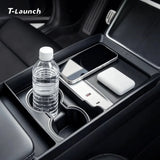 TPE Center Console Organizer Tray for Tesla Model Y Juniper / Model 3 Highland / Model YL