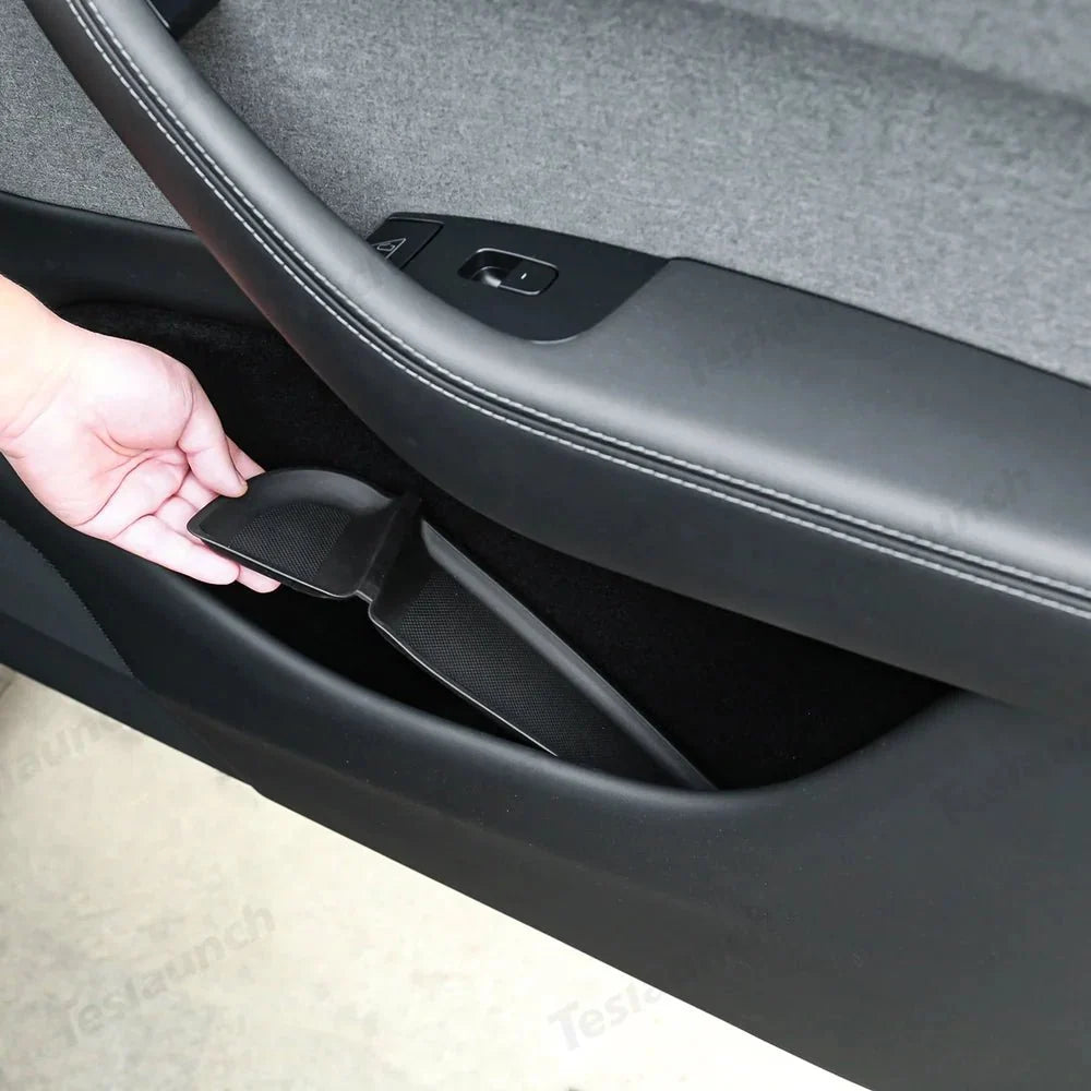 TPE Door Pocket & Cup Holder Liners for Tesla Model Y L 2026+