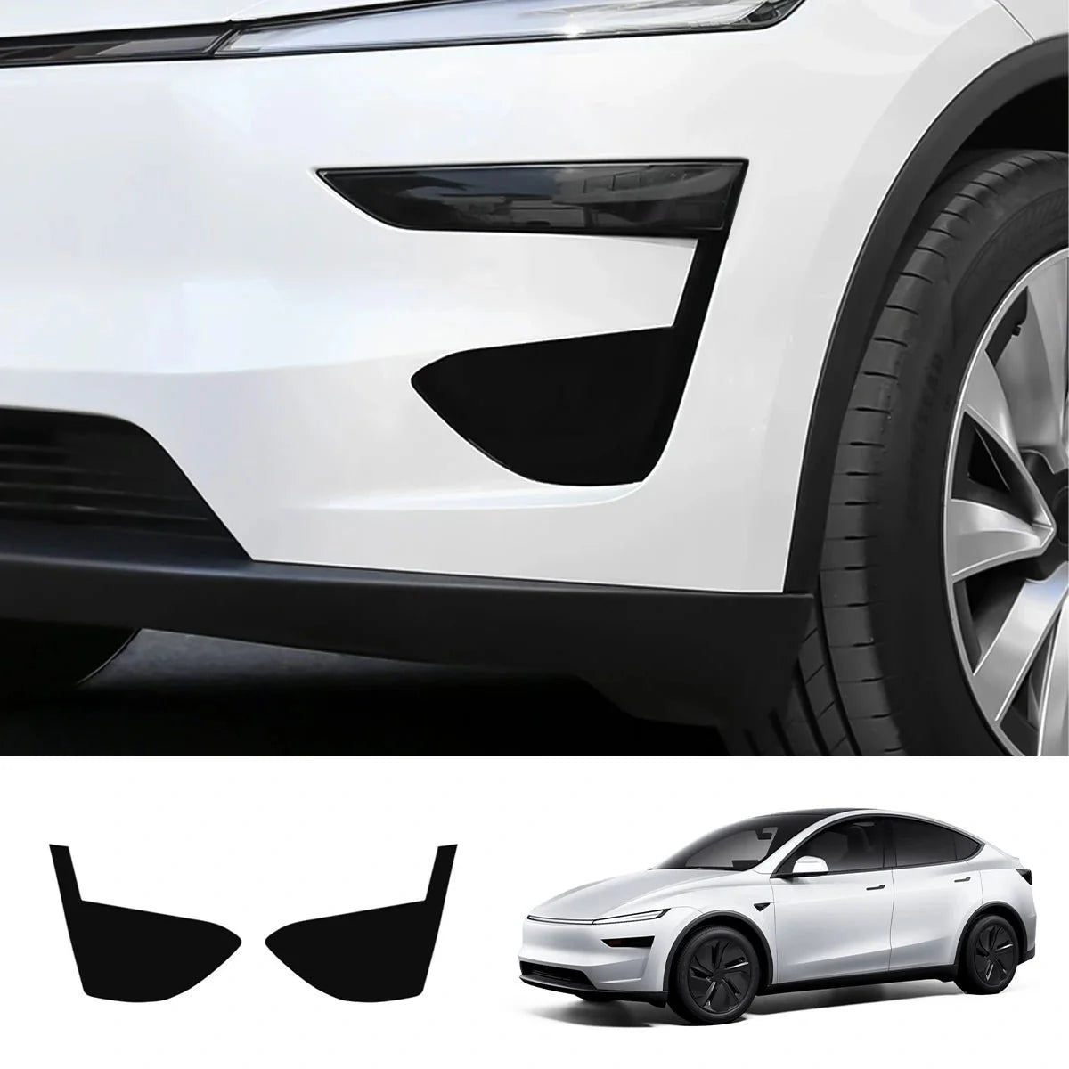TPU Performance Style Fog Light Film for Tesla Model Y Juniper 2025+ / Model Y L 2026+