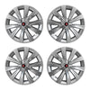 Sport Style 18" Wheel Covers for Model 3 2017–2023 Matte Black Set of 4