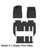 2021-2025+ All Weather Floor Mats For Model X ( 7 Seater)