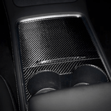 Rear Carbon Fiber Center Console Wraps For Tesla Model 3/Y-Motor Vehicle Interior Fittings-Teego