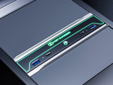 2024+ Tesla Model 3 Premium Center Console USB Hub with 27W Fast Charging & 7-Color Ambient Lighting