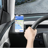 Tesla A-Pillar Magnetic Phone Mount – Custom Fit for Model 3 Highland (2024+) & Model Y Juniper (2026+)