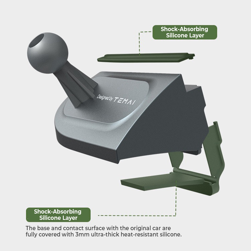 Tesla A-Pillar Magnetic Phone Mount – Custom Fit for Model 3 Highland (2024+) & Model Y Juniper (2026+), Left & Right-Hand Drive