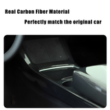 Carbon Fiber Center Console Side Trim Wrap For Tesla Model 3&Y