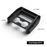 Tesla Cybertruck Center Console Side Storage Organizer – Upgraded with Side Pockets for Smartphone, Sunglasses, Cards & AirPods