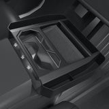 Tesla Cybertruck Center Console Side Storage Organizer – Upgraded with Side Pockets for Smartphone, Sunglasses, Cards & AirPods