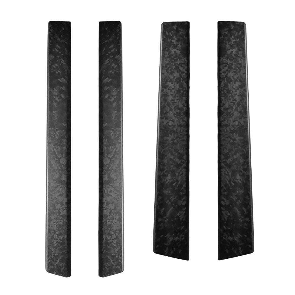 Tesla Cybertruck Forged Carbon Fiber Door Panel Covers | Industrial-Grade Customization for Bold Visual Impact(Pre-order)