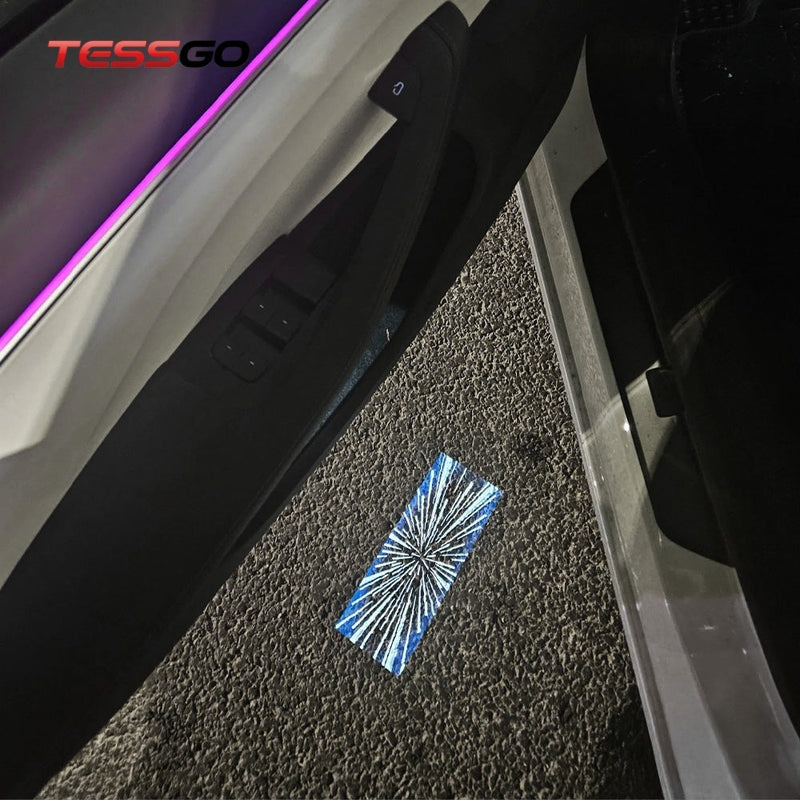 Tessgo Puddle Lights HD Logo Door Projector Upgradefor Model 3 Highland