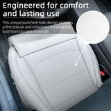 Tesla Model 3/Y Seat Cushion Cover with Memory Foam Leg Support (1 Pcs) – Full Coverage Design, Breathable & Water-Resistant Protection