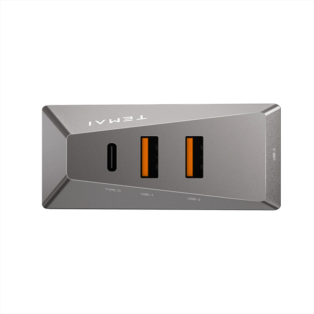 Tesla Model 3 & Model Y Glove Box USB Hub – High-Speed Multi-Port Expansion for Dashcam, Sentry Mode & Fast Charging